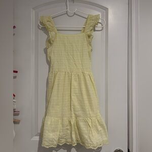 Cat & Jack Light Yellow Ruffle Dress